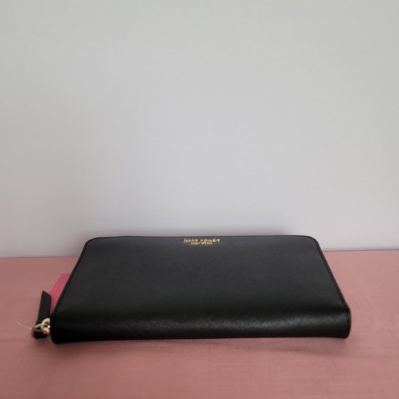 KATE SPADE Cameron Continental Saffiano Leather Wallet- Black 🎈$115.⭐ - Picture 9 of 16